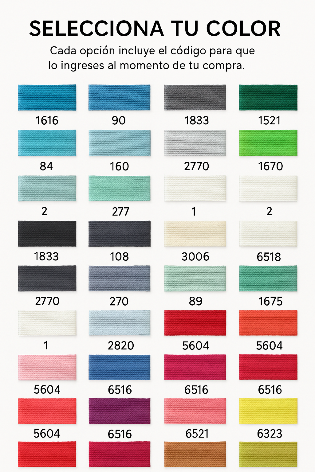 Recurso 1 Hilo Crochet - 100g