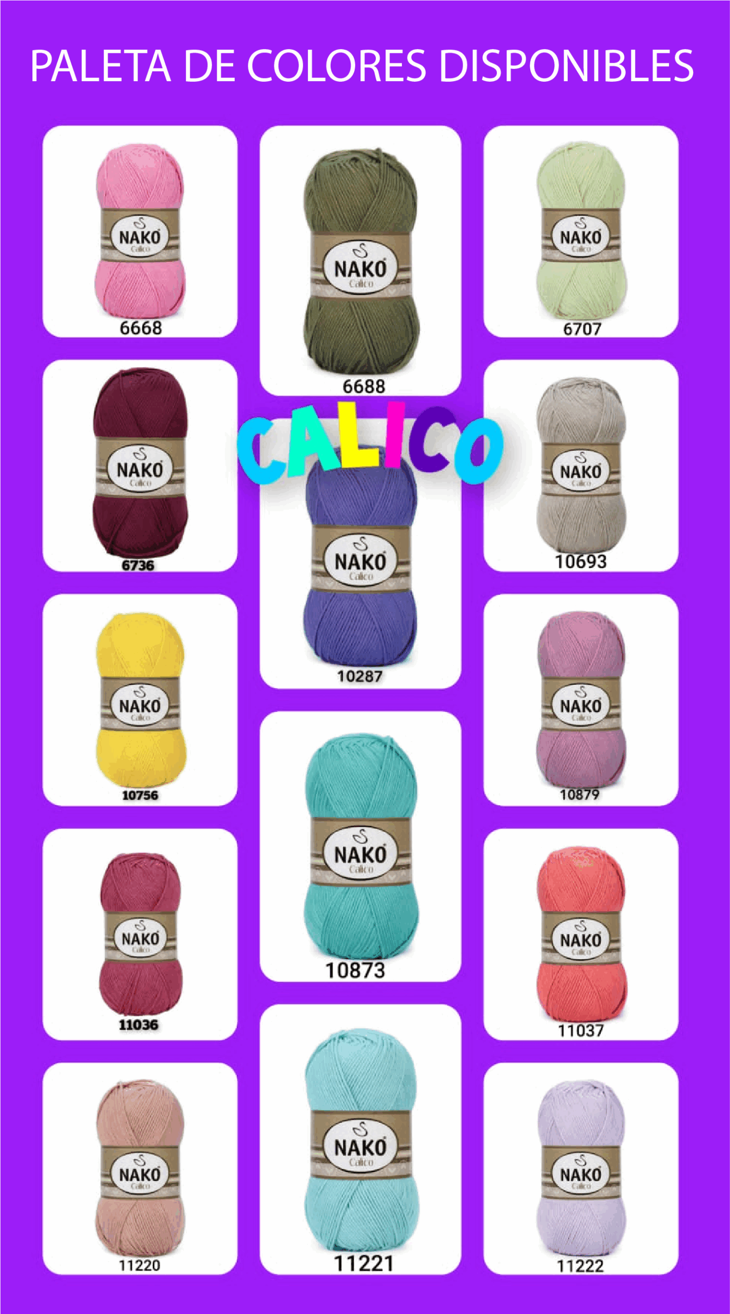 Recurso 8 Lana Calico 100g